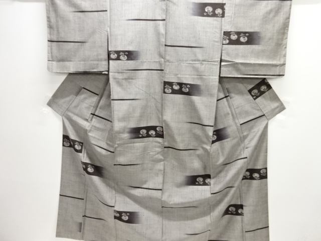 JAPANESE KIMONO / UNUSED TSUMUGI 